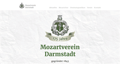 Desktop Screenshot of mozartverein-darmstadt.de